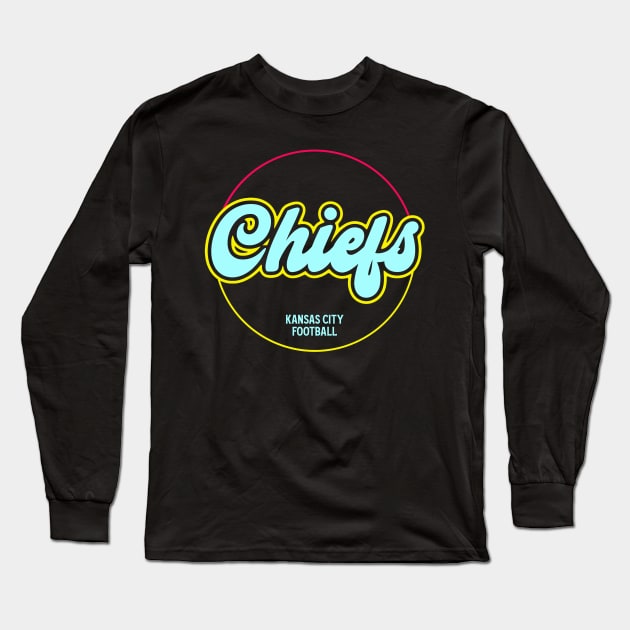 Chiefs Long Sleeve T-Shirt by Zivanya's art